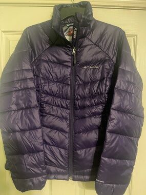 Columbia Deep Purple Quilted Down Jacket